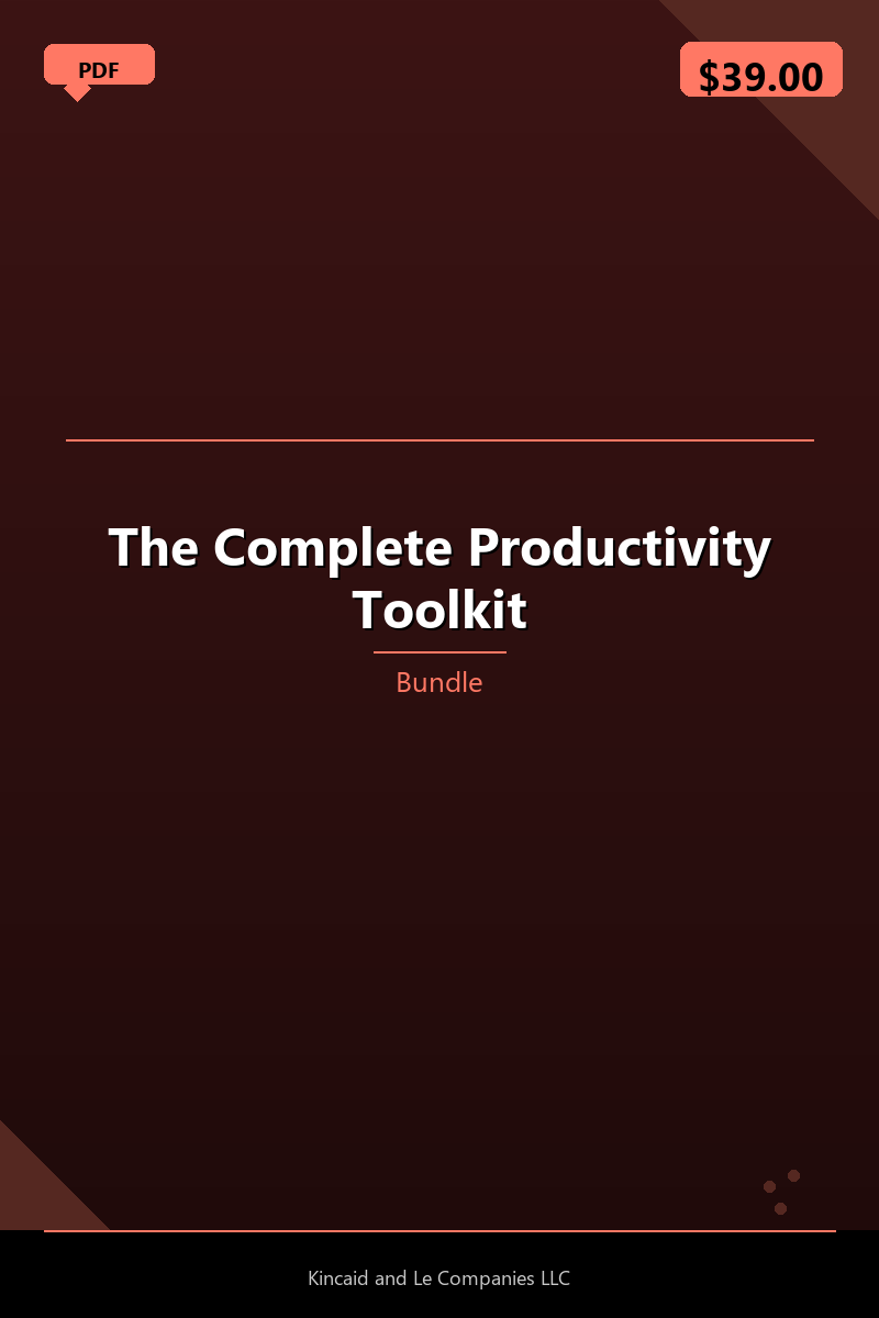 The Complete Productivity Toolkit