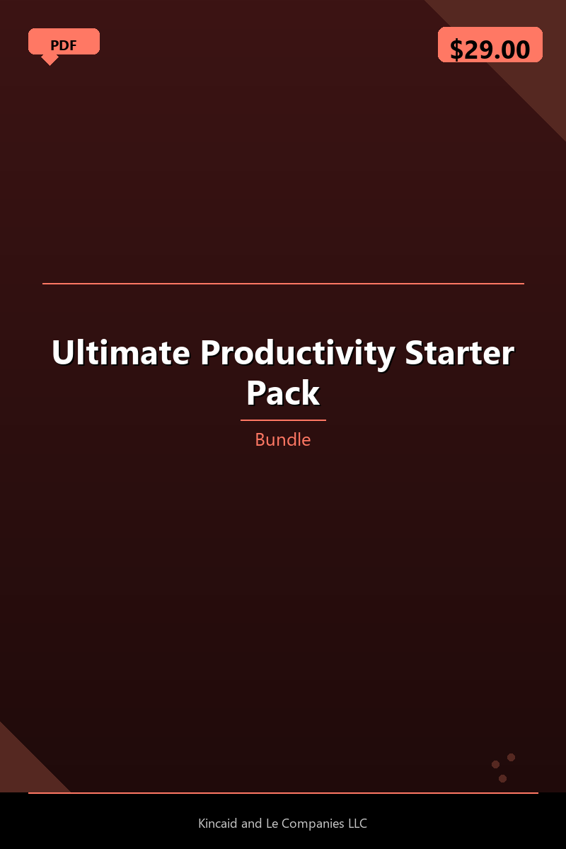 Ultimate Productivity Starter Pack