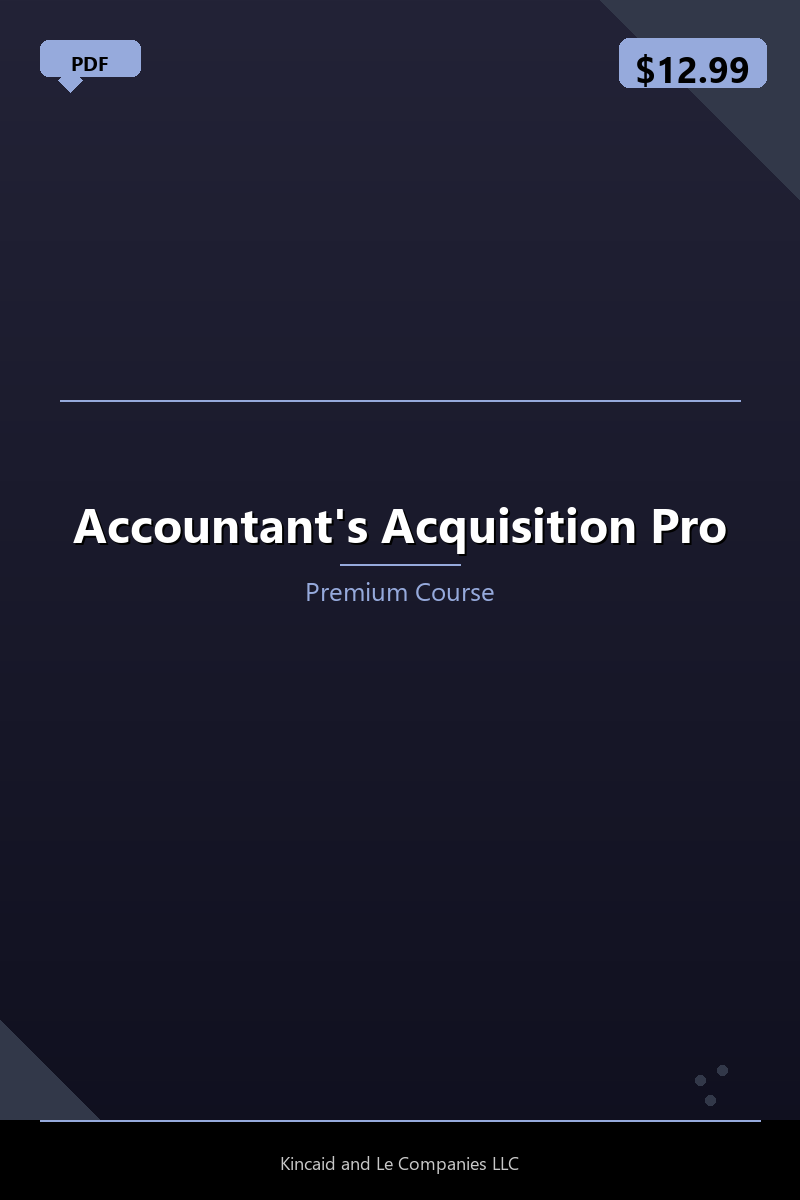 Accountant's Acquisition Pro