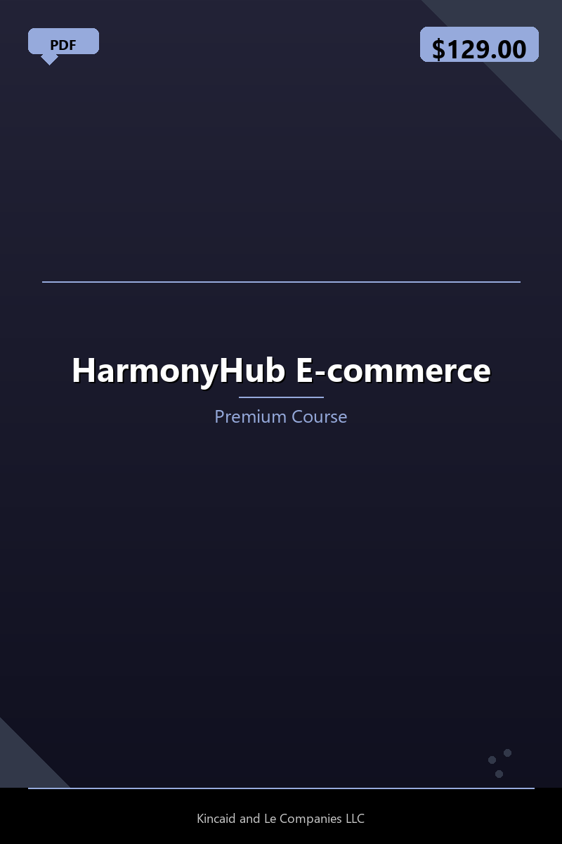 HarmonyHub E-commerce