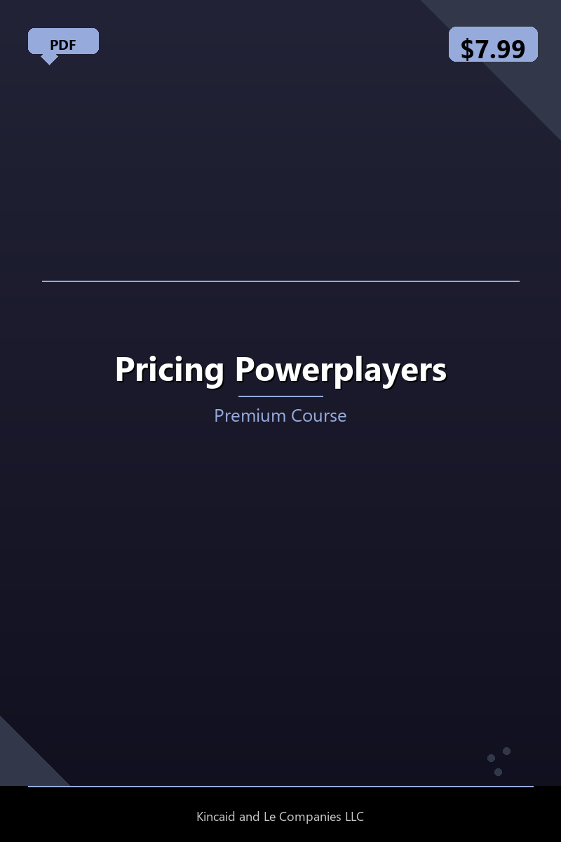 Pricing Powerplayers