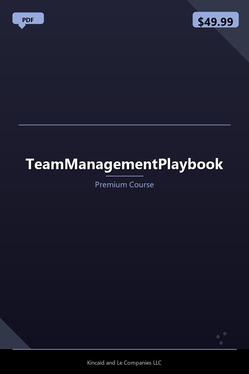 TeamManagementPlaybook
