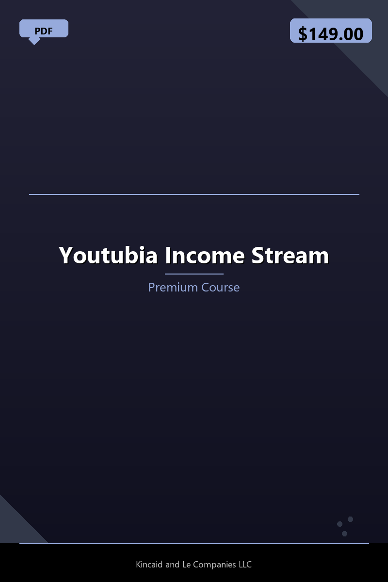 Youtubia Income Stream