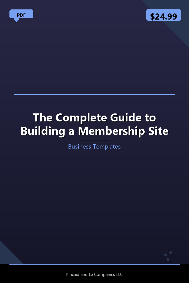 The Complete Guide to Building a Membership Site