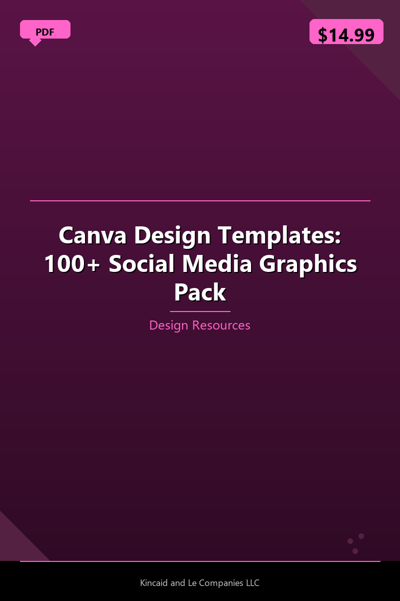 Canva Design Templates: 100+ Social Media Graphics Pack
