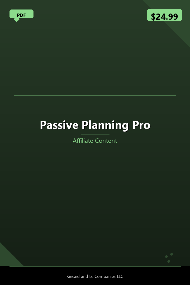 Passive Planning Pro