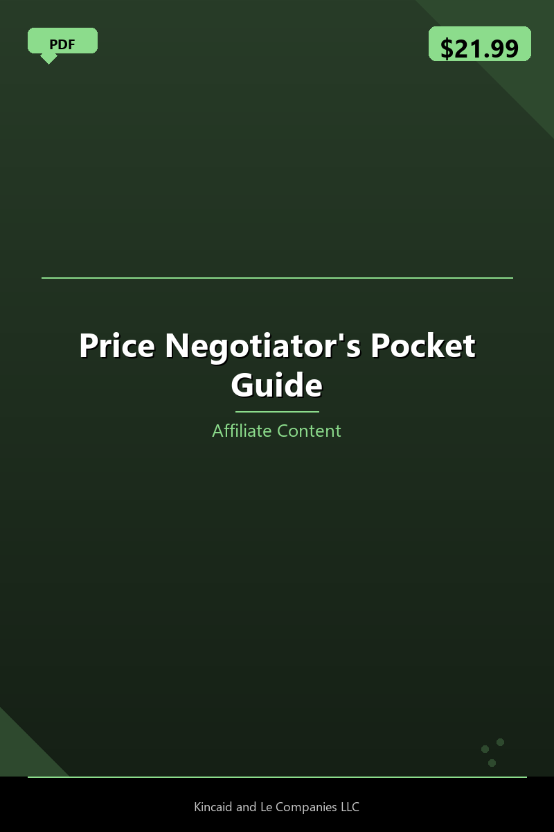 Price Negotiator's Pocket Guide