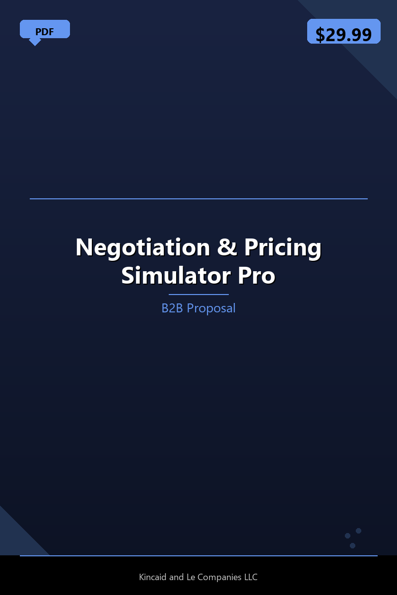 Negotiation & Pricing Simulator Pro