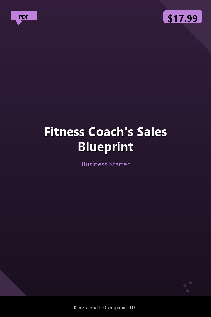 Fitness Coach's Sales Blueprint