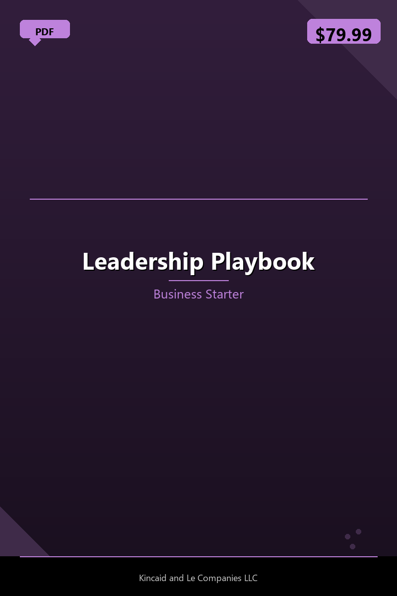 Leadership Playbook