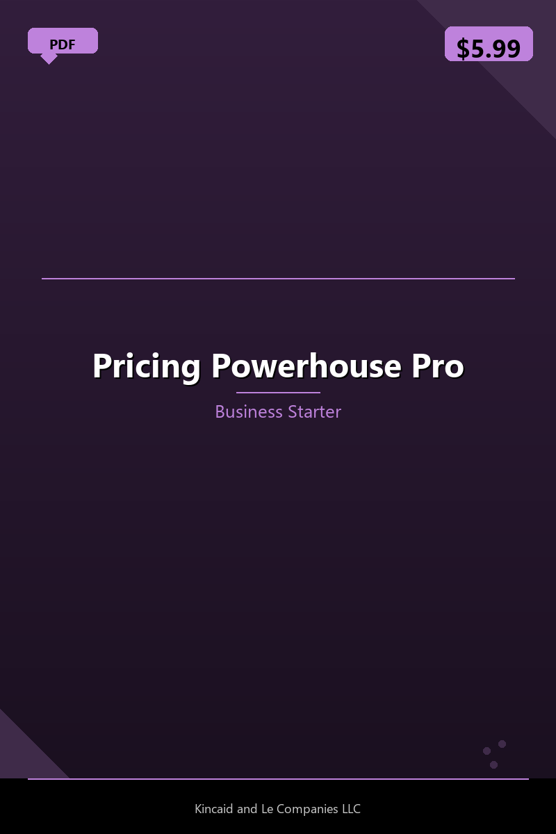 Pricing Powerhouse Pro