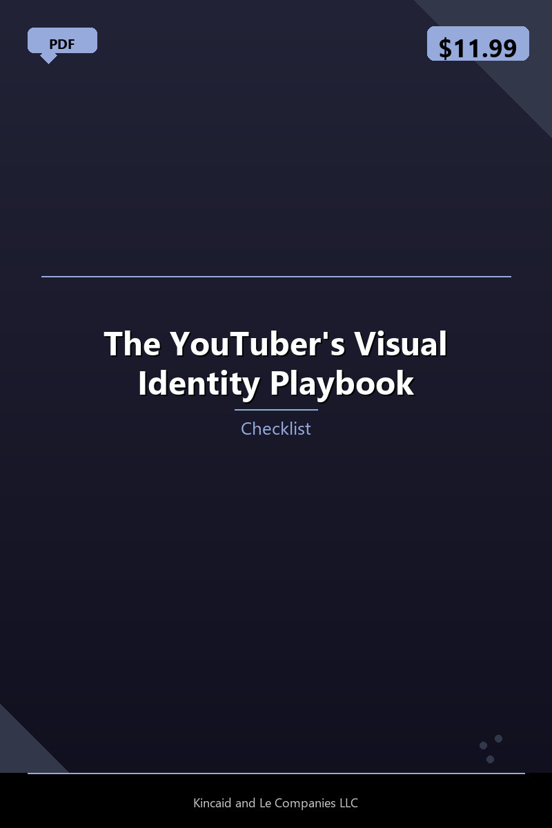 The YouTuber's Visual Identity Playbook