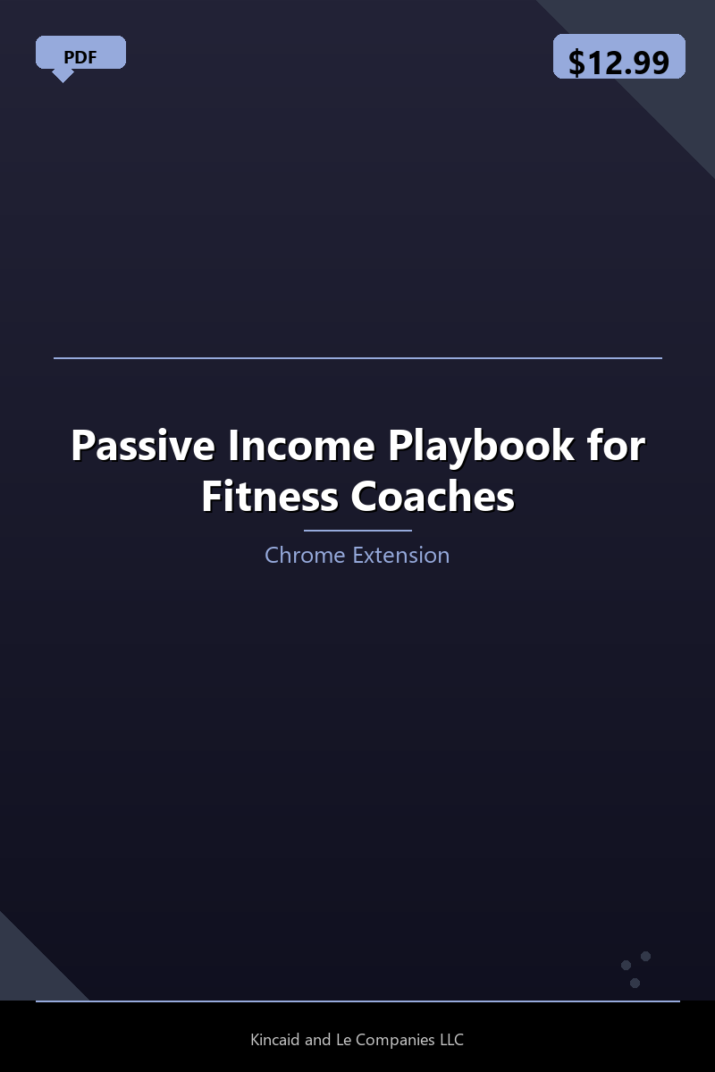 Passive Income Playbook for Fitness Coaches