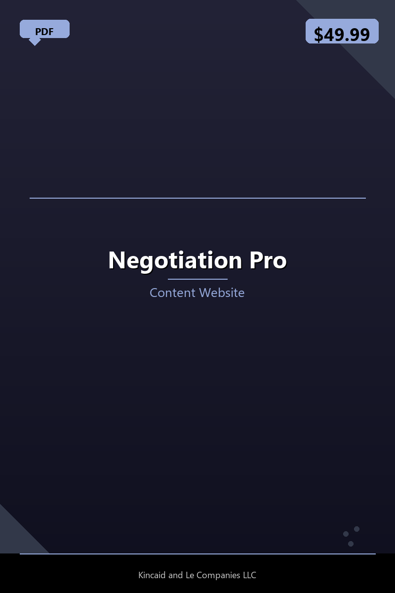 Negotiation Pro