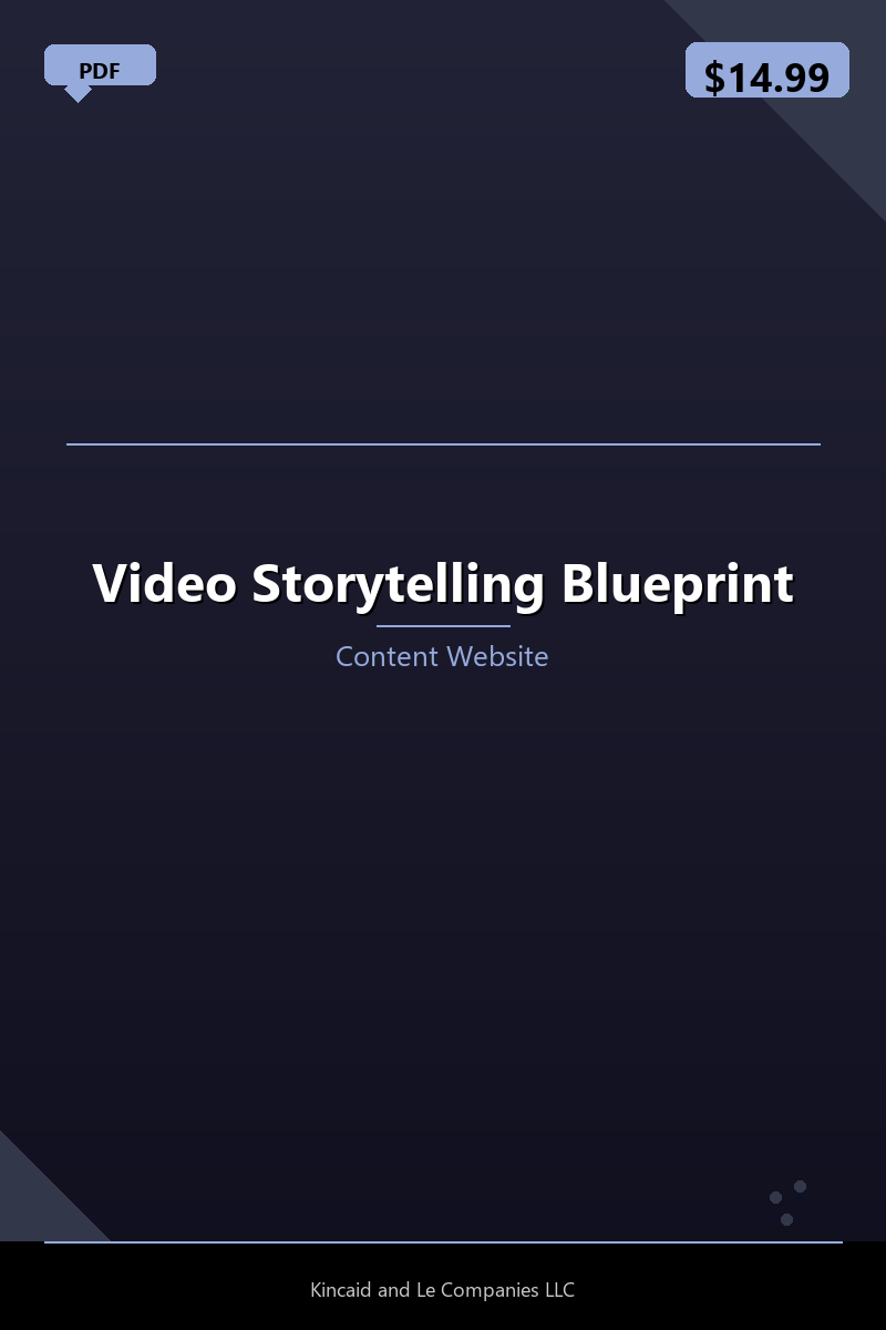 Video Storytelling Blueprint