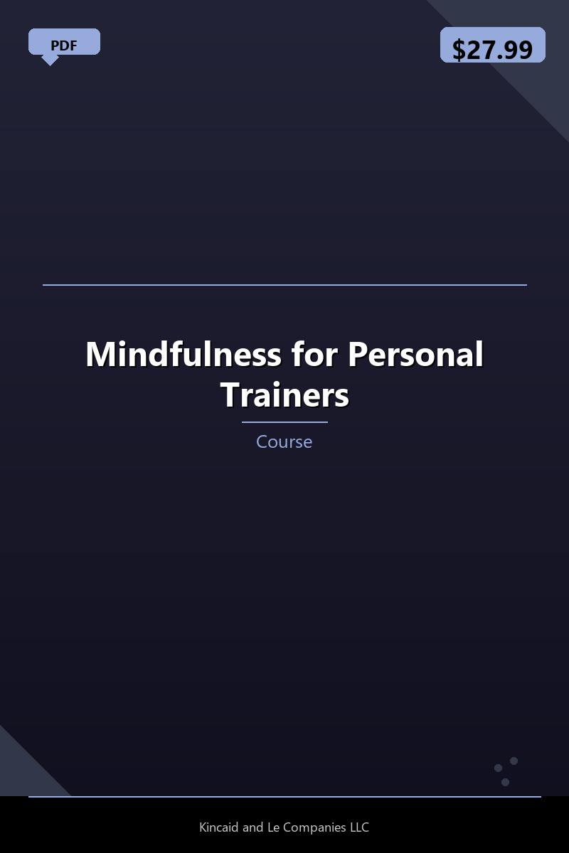 Mindfulness for Personal Trainers