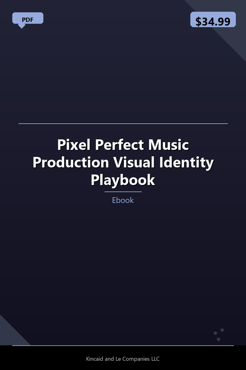 Pixel Perfect Music Production Visual Identity Playbook
