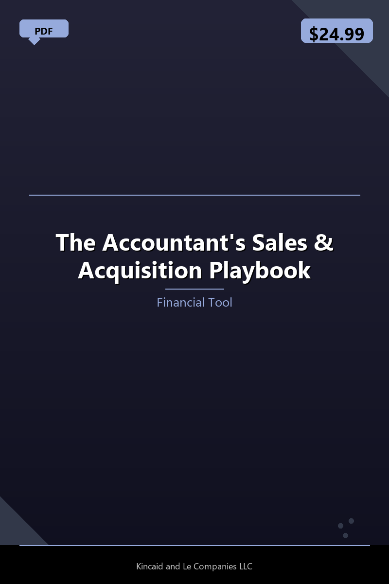 The Accountant's Sales & Acquisition Playbook