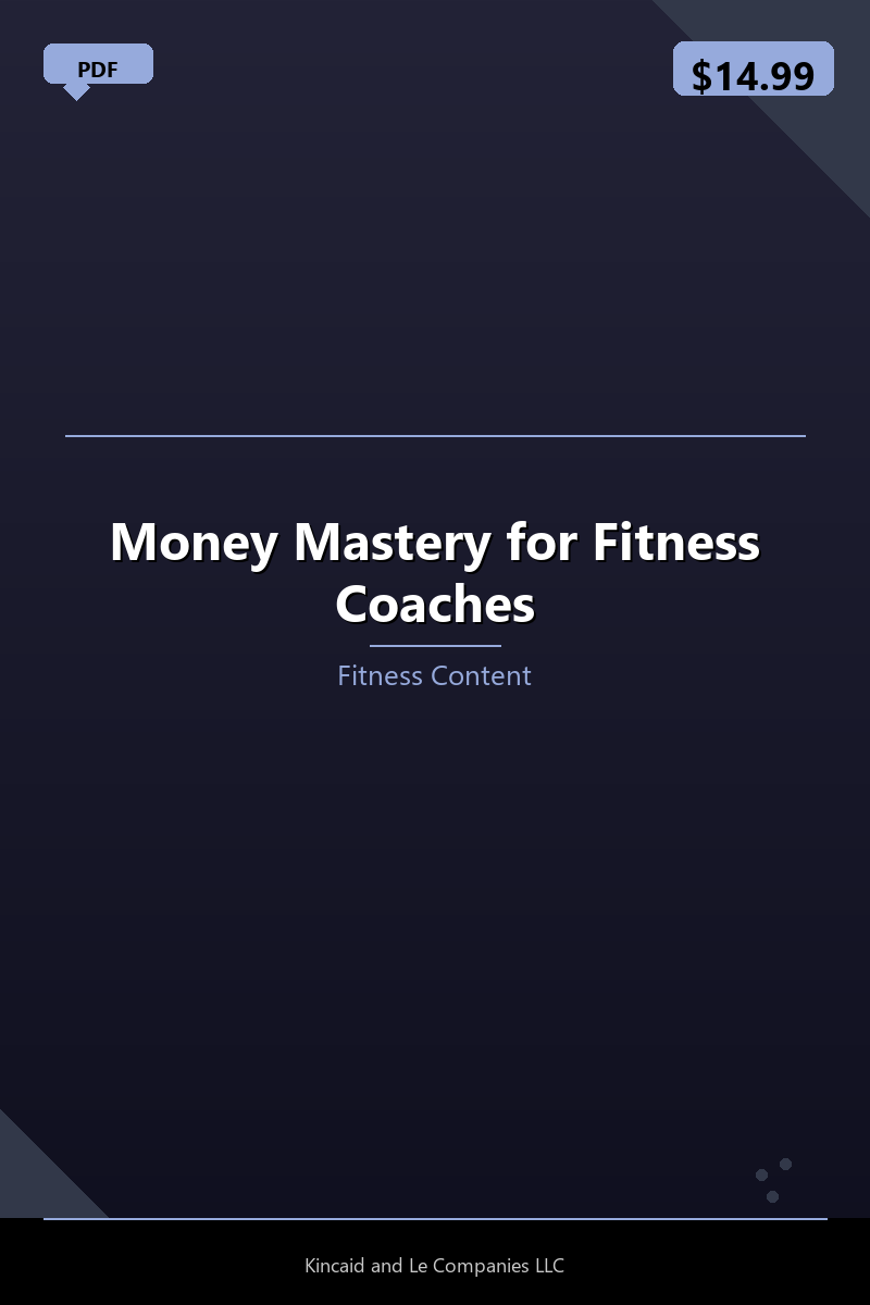 Money Mastery for Fitness Coaches