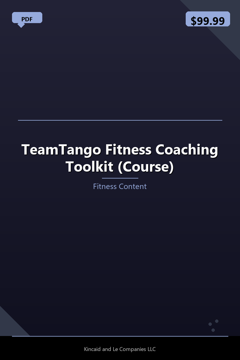 TeamTango Fitness Coaching Toolkit (Course)