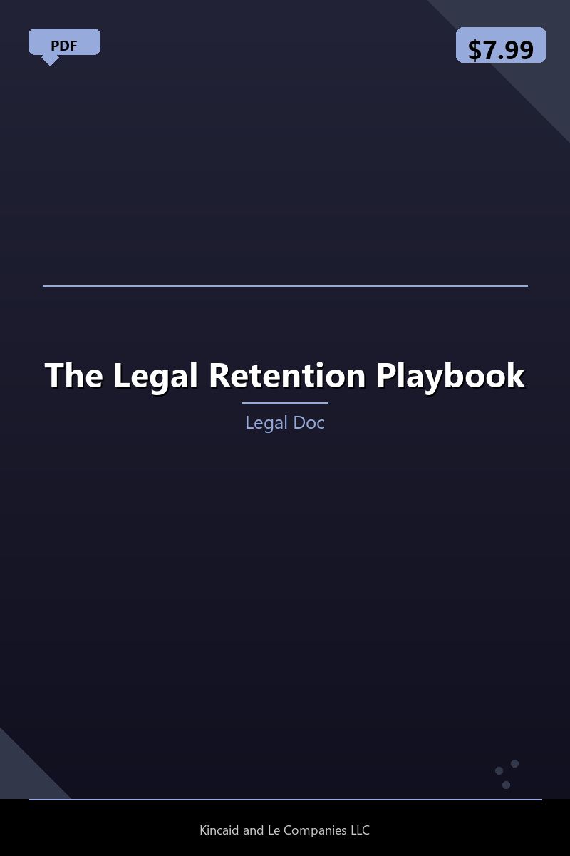 The Legal Retention Playbook