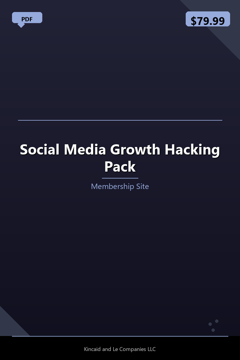 Social Media Growth Hacking Pack