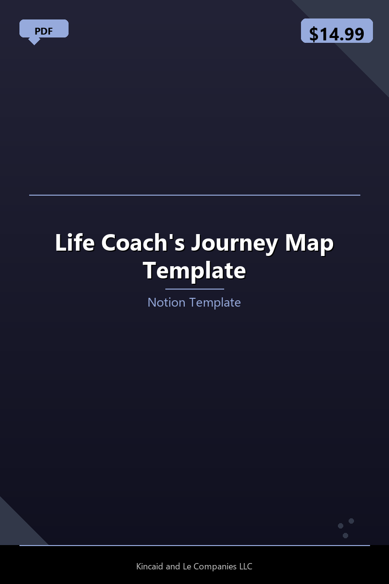 Life Coach's Journey Map Template