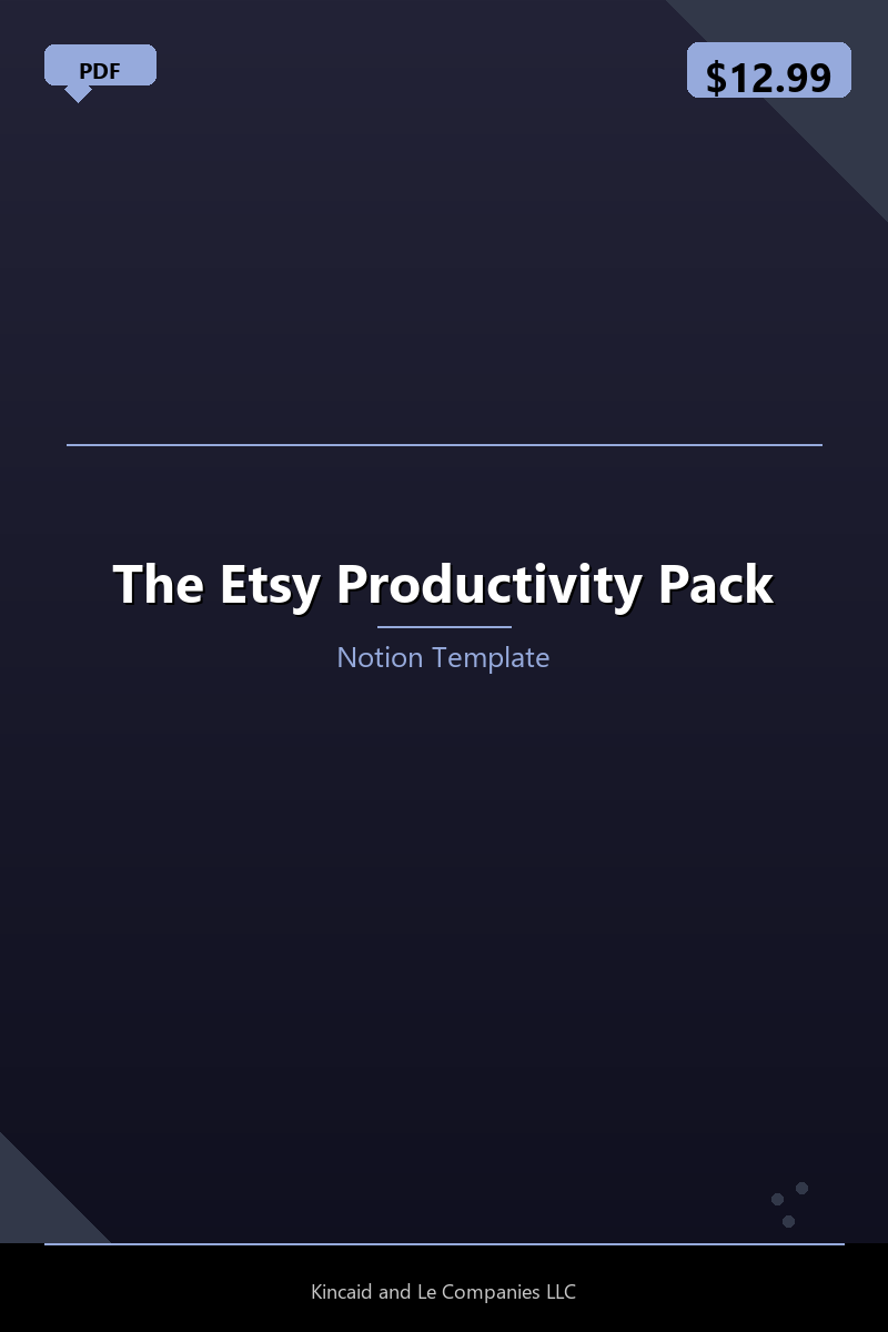 The Etsy Productivity Pack
