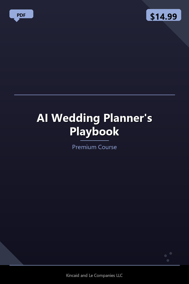AI Wedding Planner's Playbook