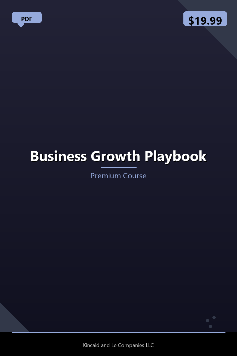 Business Growth Playbook