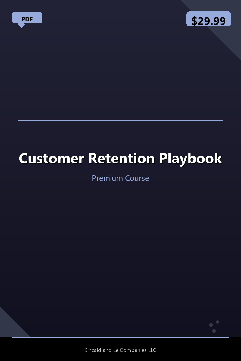 Customer Retention Playbook