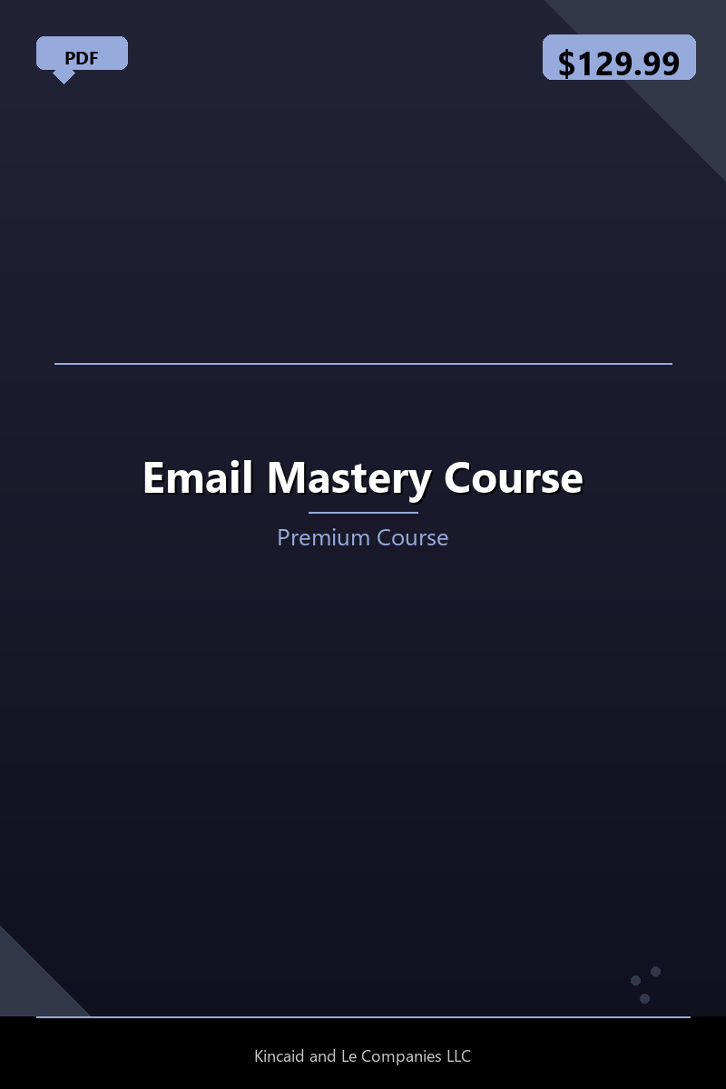 Email Mastery Course