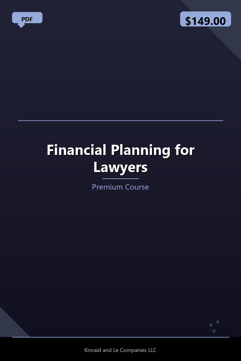 Financial Planning for Lawyers