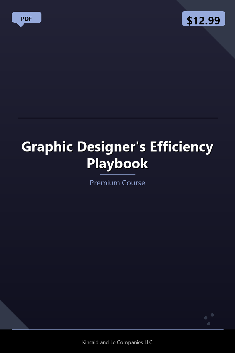 Graphic Designer's Efficiency Playbook