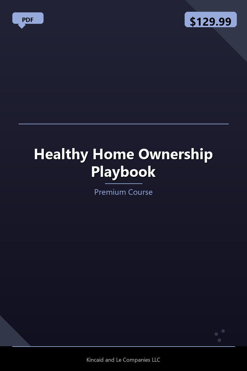 Healthy Home Ownership Playbook