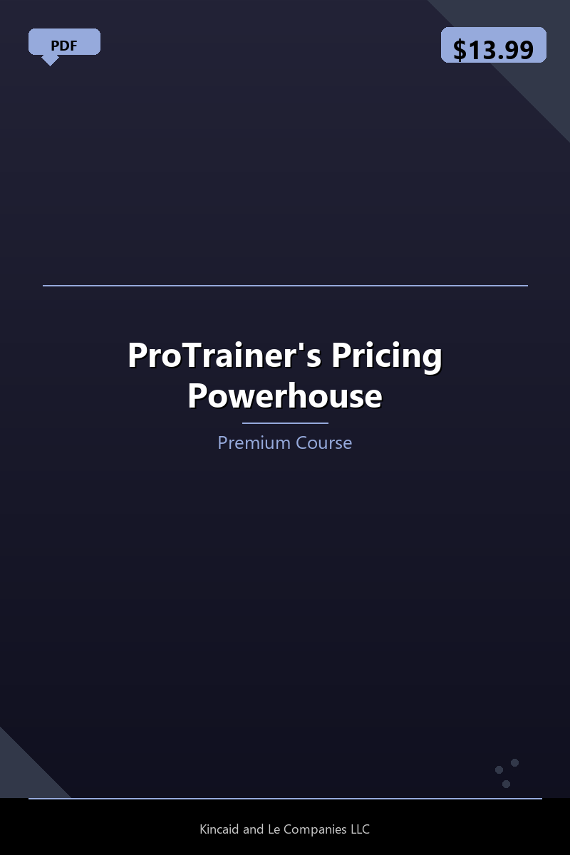 ProTrainer's Pricing Powerhouse