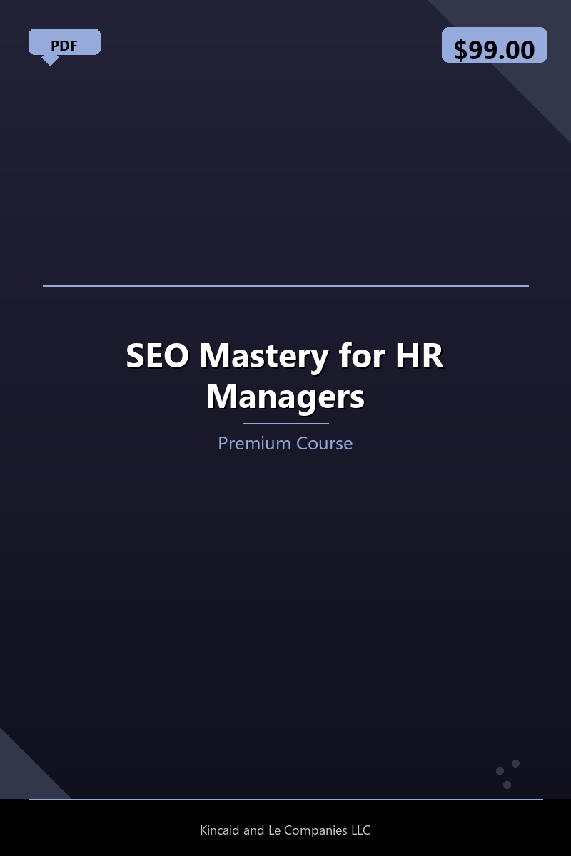 SEO Mastery for HR Managers