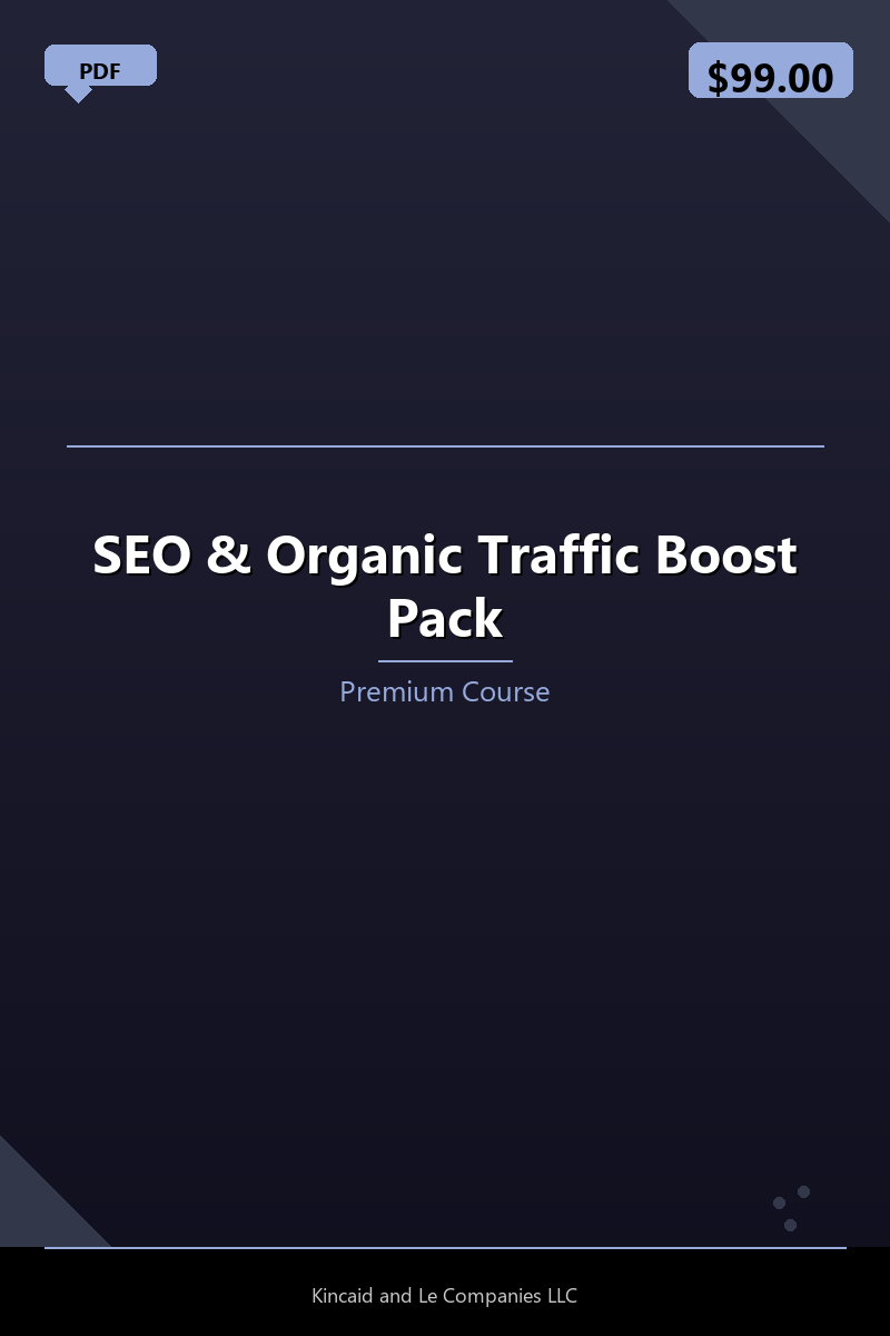 SEO & Organic Traffic Boost Pack