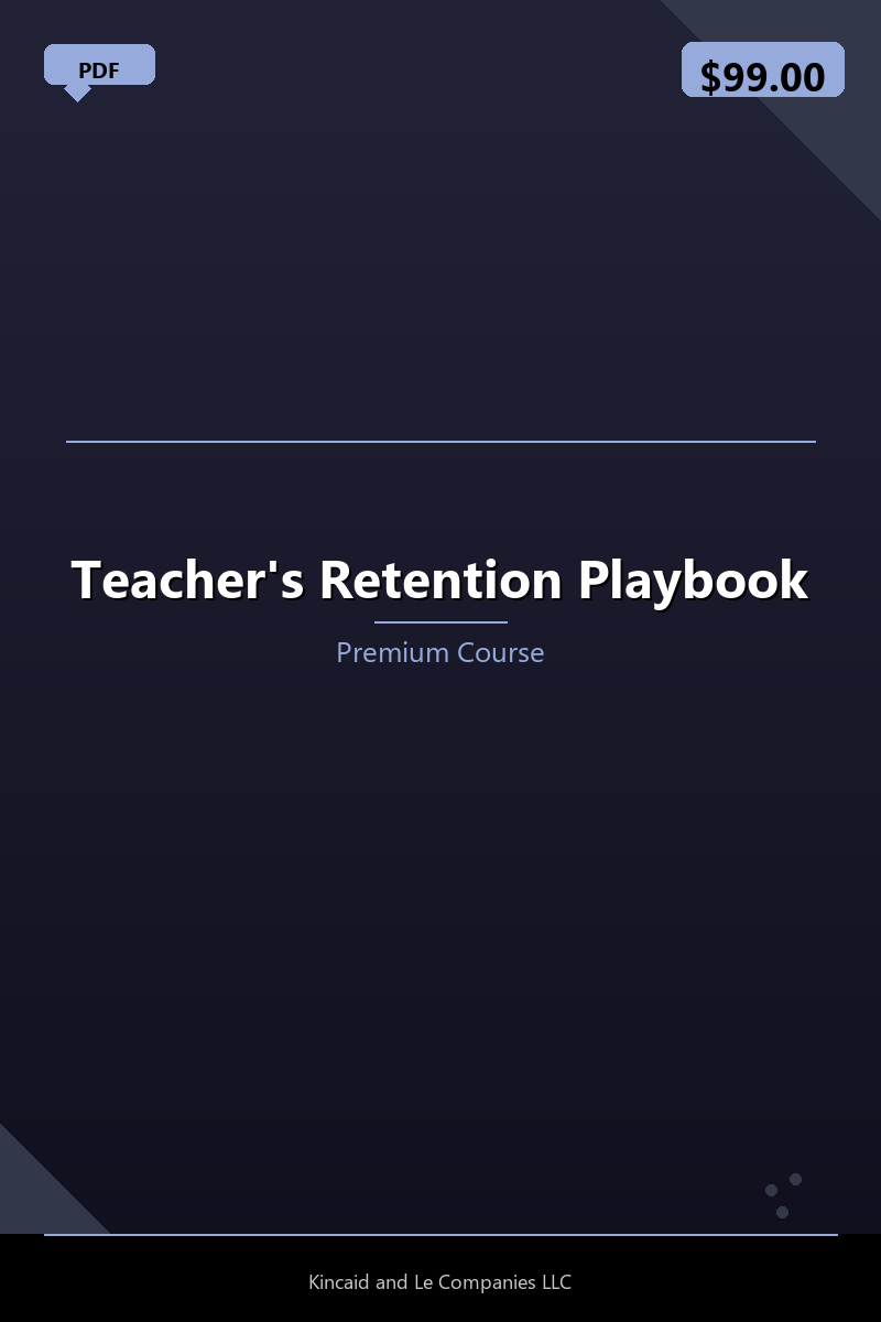 Teacher's Retention Playbook