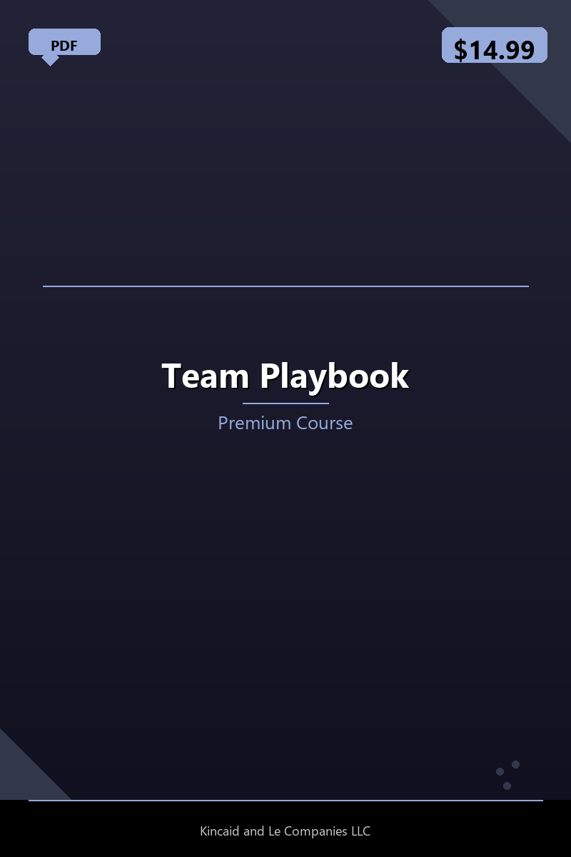Team Playbook