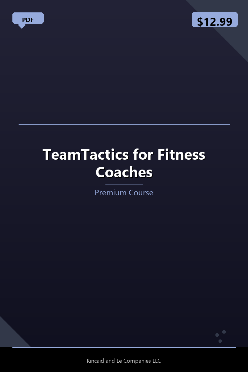 TeamTactics for Fitness Coaches