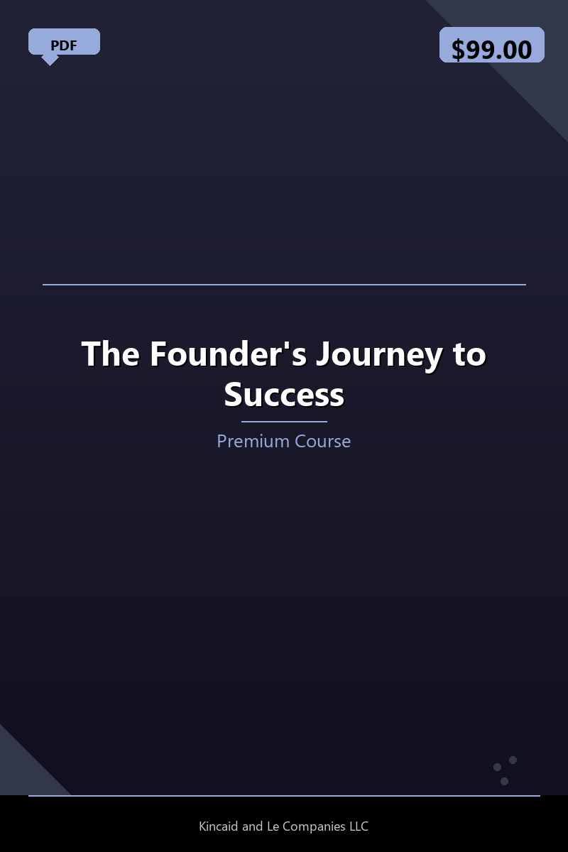 The Founder's Journey to Success