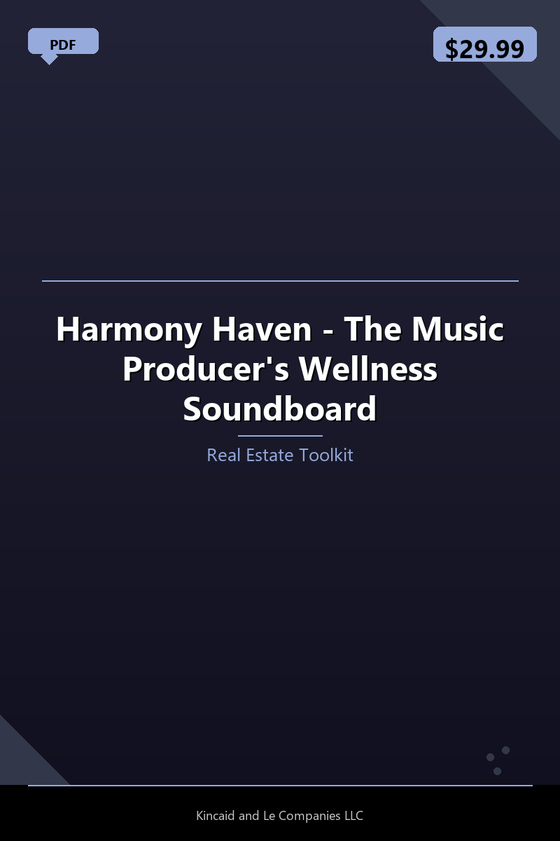 Harmony Haven - The Music Producer's Wellness Soundboard