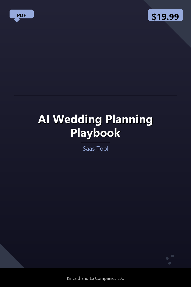 AI Wedding Planning Playbook