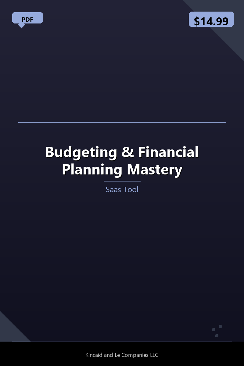 Budgeting & Financial Planning Mastery