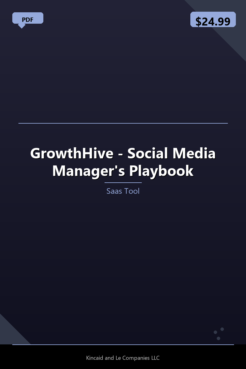GrowthHive - Social Media Manager's Playbook