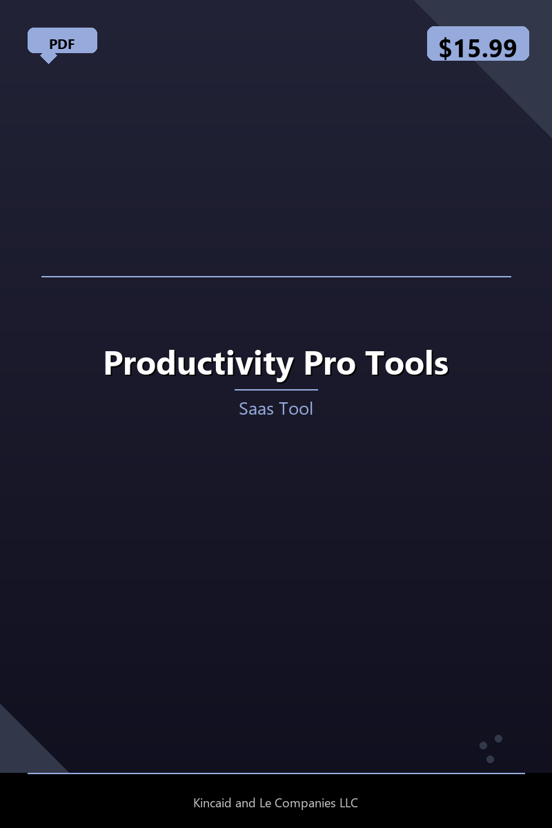 Productivity Pro Tools