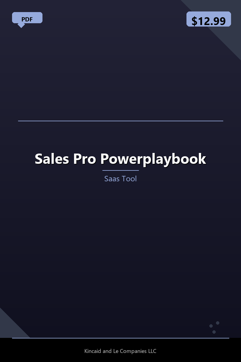 Sales Pro Powerplaybook