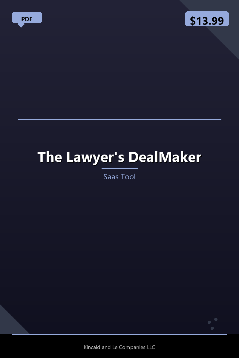The Lawyer's DealMaker