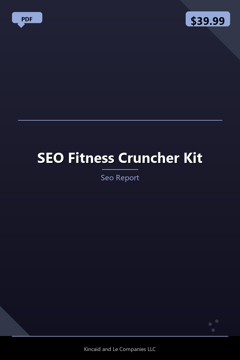 SEO Fitness Cruncher Kit